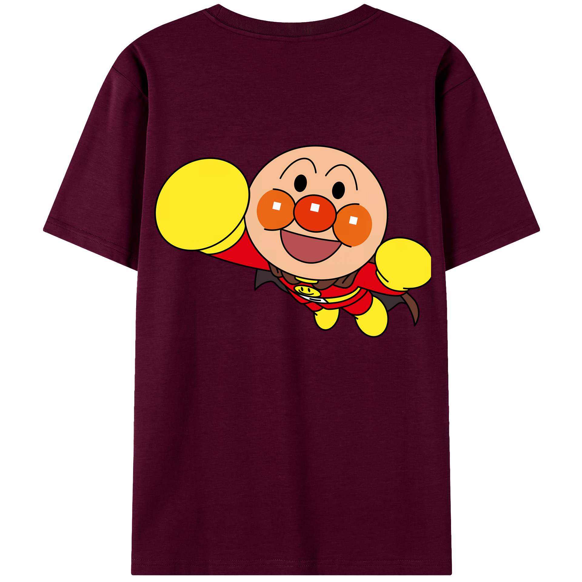 （画像用） アンパンマン Anpanman レディース半袖Tシャツ(バックプリント)